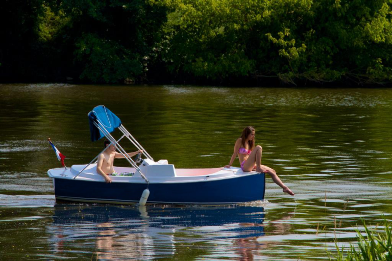 The Ace - a compact and stable electric 5 seater - ideal for hire boat companies